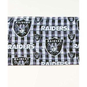 Women's Oakland Raiders Plaid Endless Loop Scarf